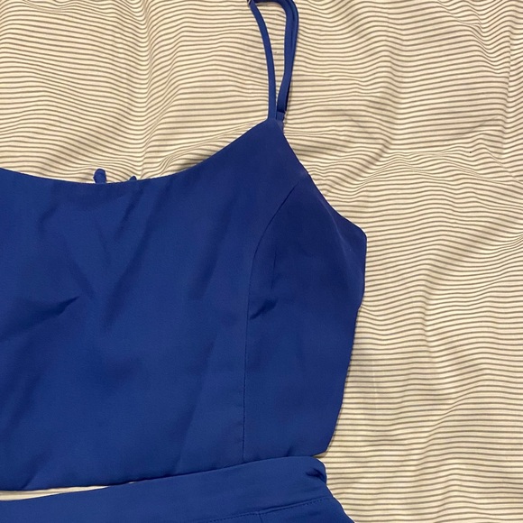 Lulus Thoughts of You Royal Blue Two-Piece Maxi - Picture 7 of 9